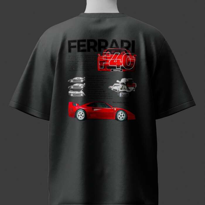 Ferrari Essential Oversize T-Shirt