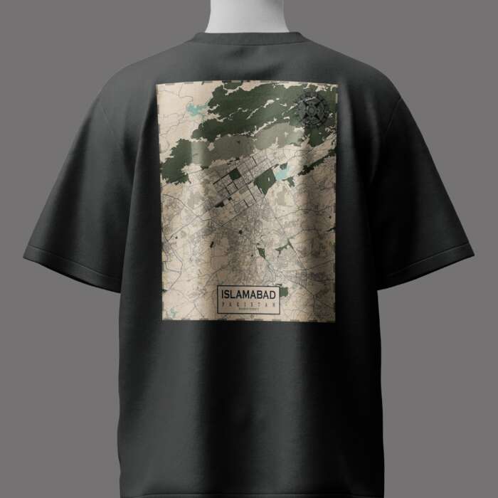Map of the Capital Essential Oversize T-Shirt