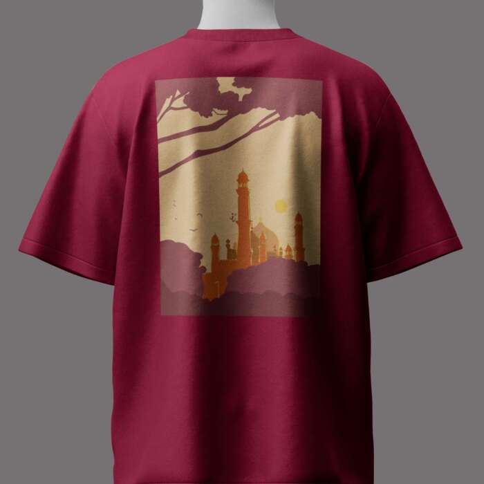 Sunset Serenity Essential Oversize T-Shirt